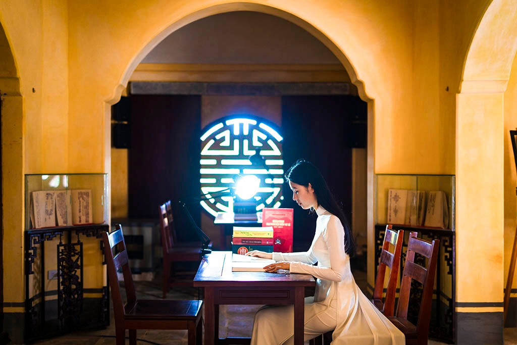 Admire the historic craftsmanship of Hue’s royal knowledge hub